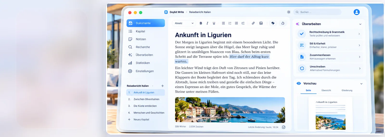 Doybit Write – deutschsprachige Konzeptvorschau